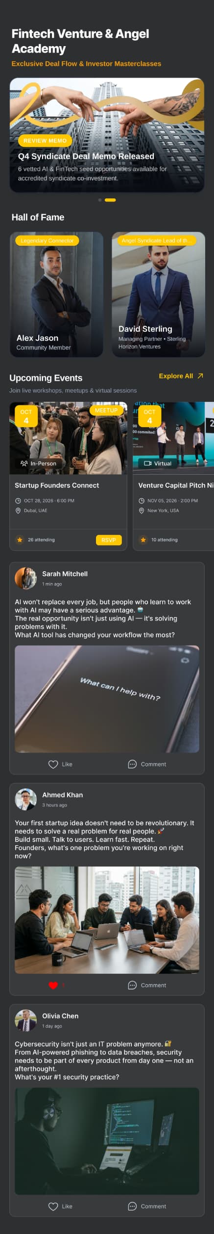 Community Page Content